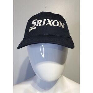 Srixon Golf Mens Z Star Strapback Hat Navy Blue Cotton Sewn Cap